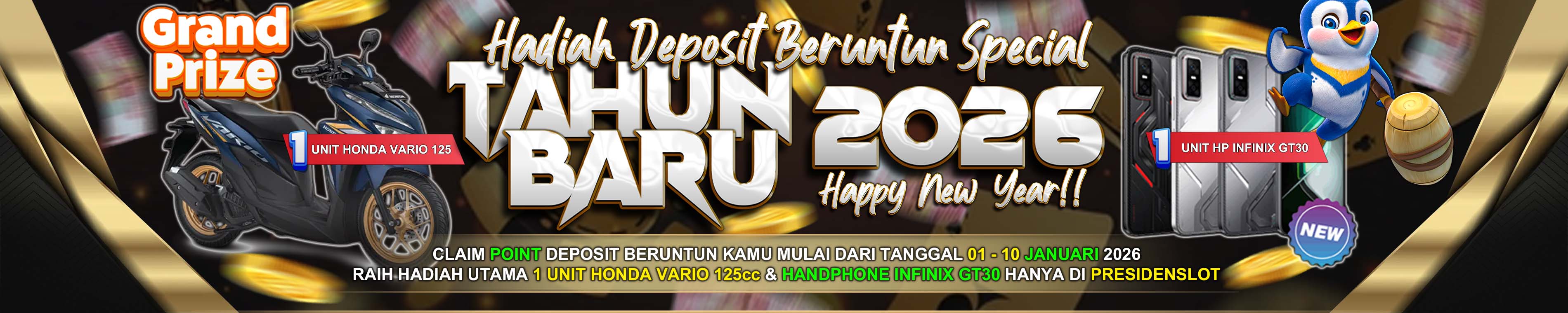 PRESIDENSLOT - EVENT TAHUN BARU 2026 